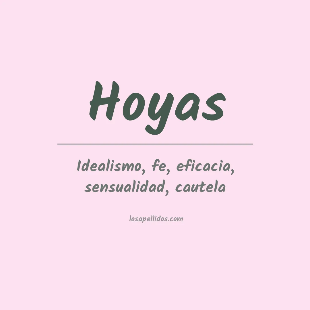 Apellido Hoyas