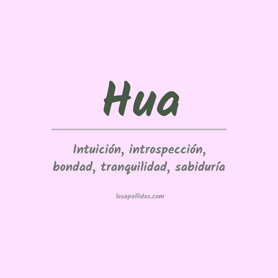 Apellido Hua