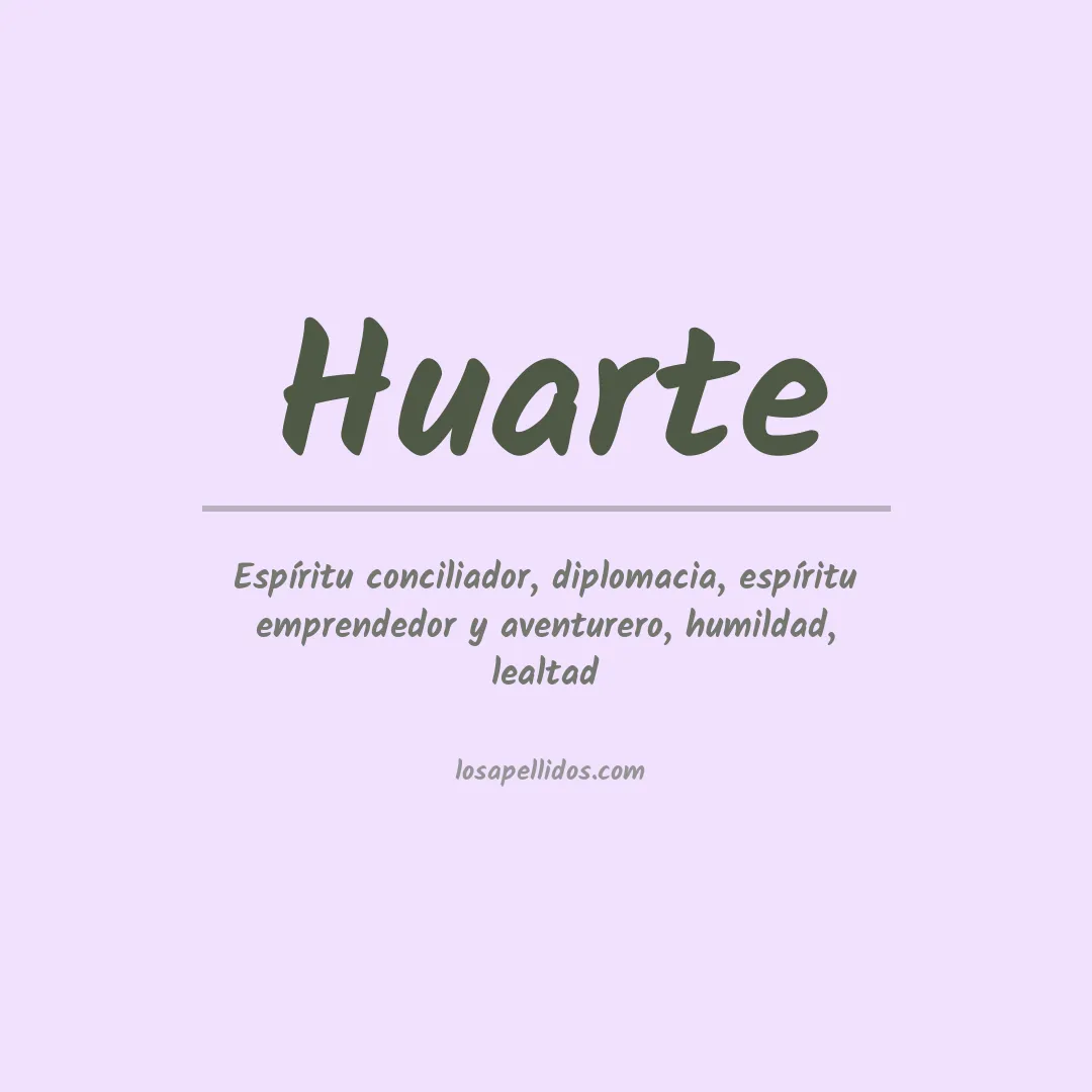 Apellido Huarte