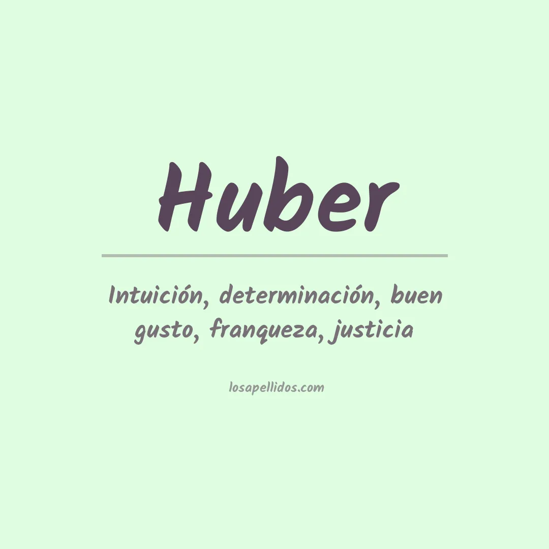 Apellido Huber