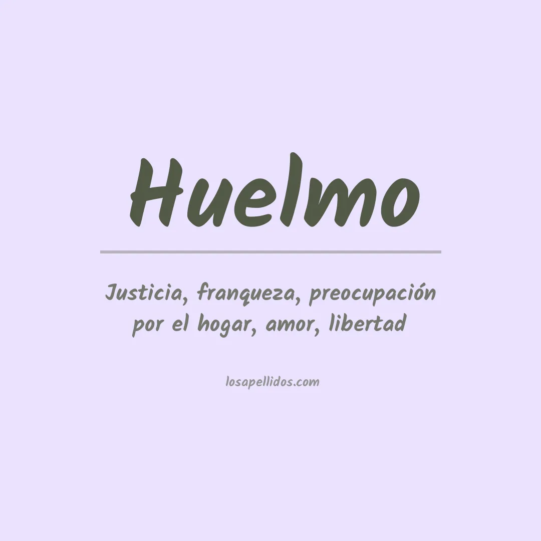 Apellido Huelmo