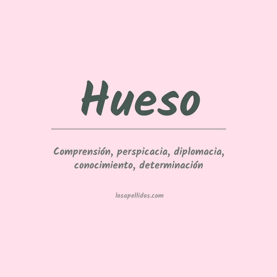 Apellido Hueso