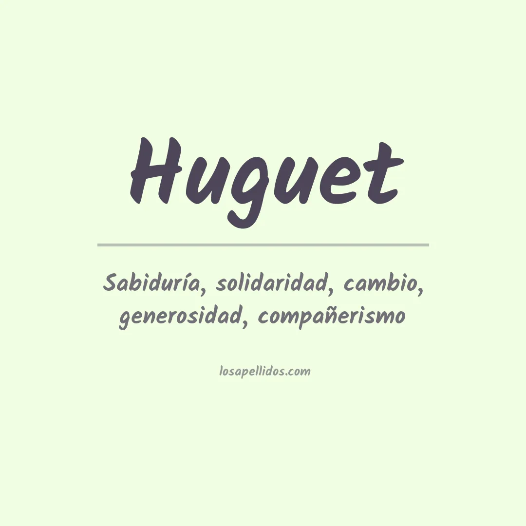 Apellido Huguet