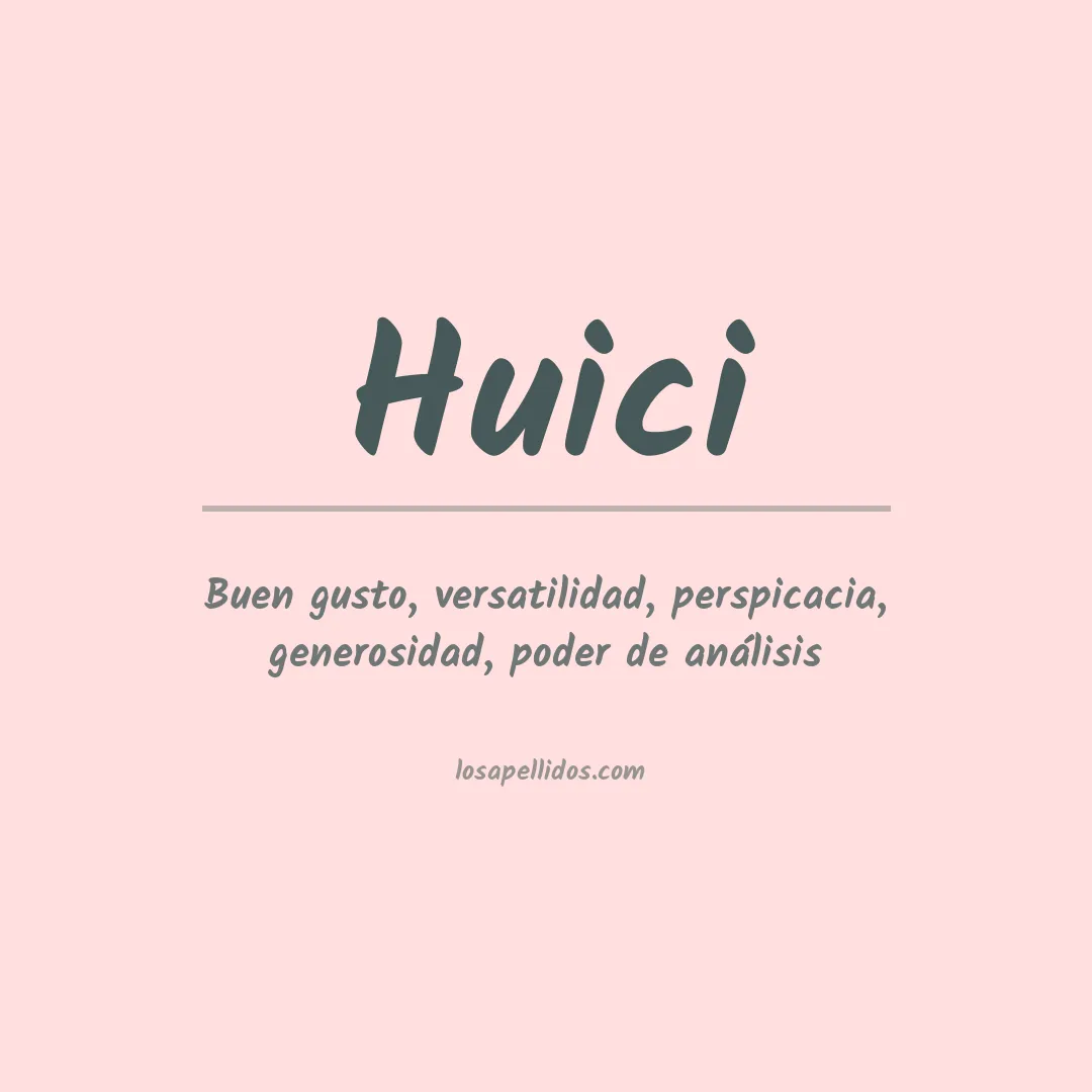 Apellido Huici
