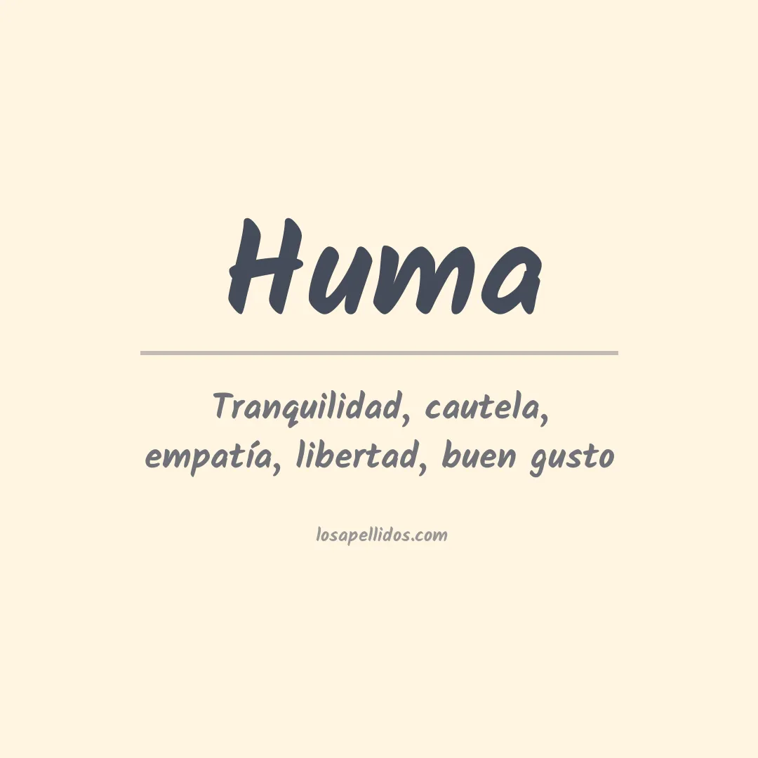 Apellido Huma