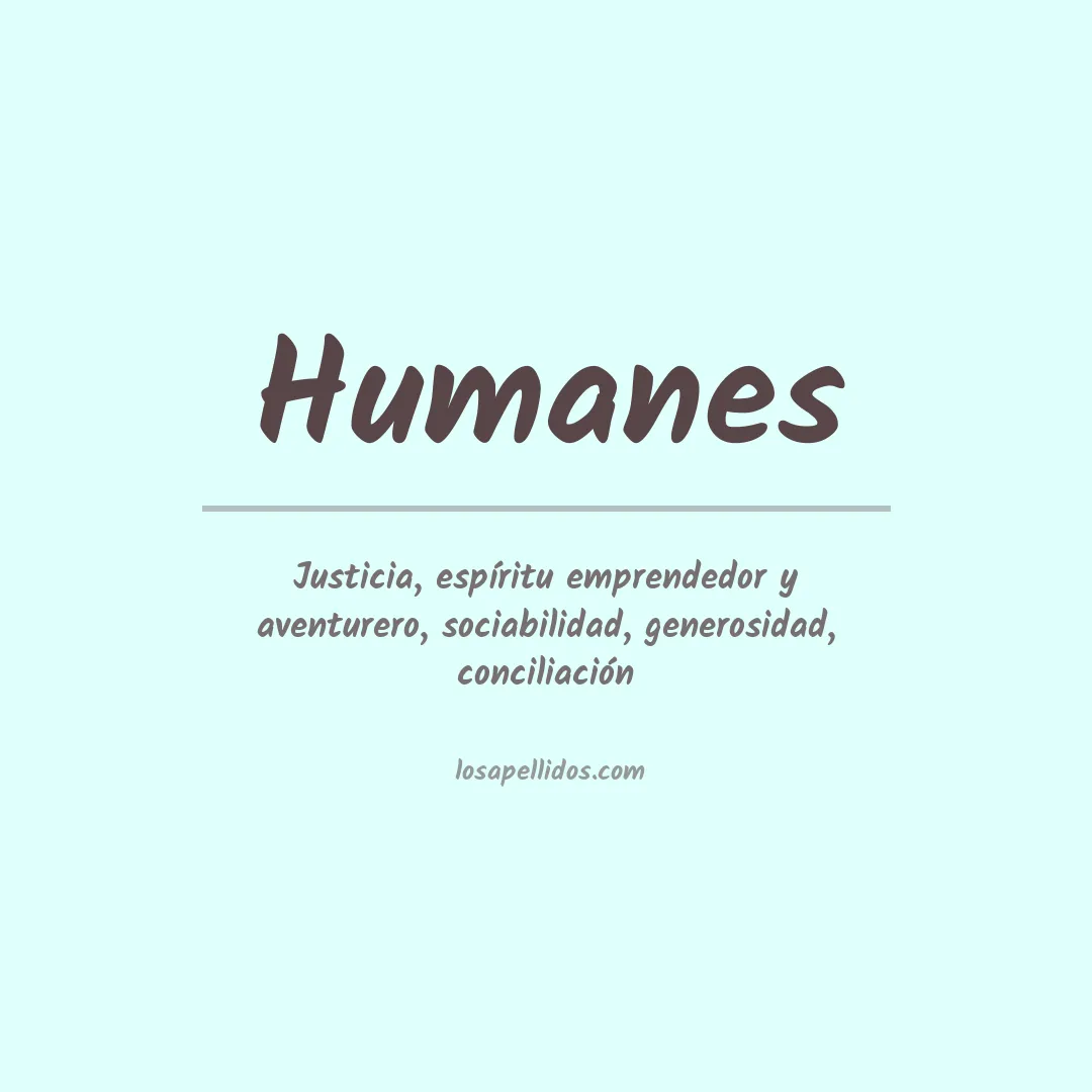 Apellido Humanes