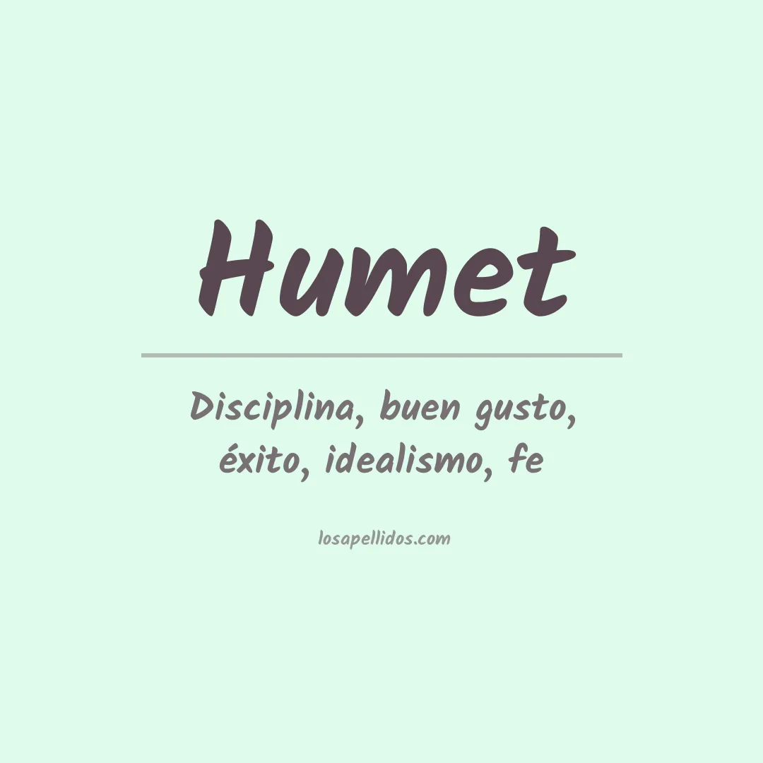 Apellido Humet