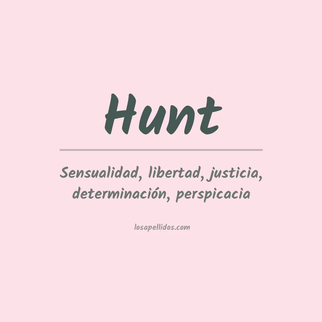 Apellido Hunt