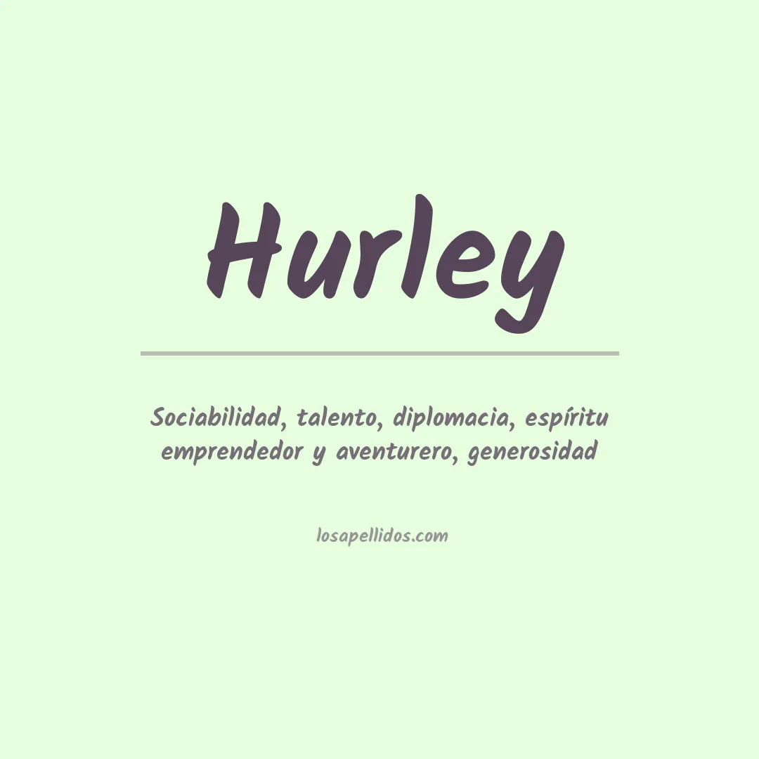 Apellido Hurley