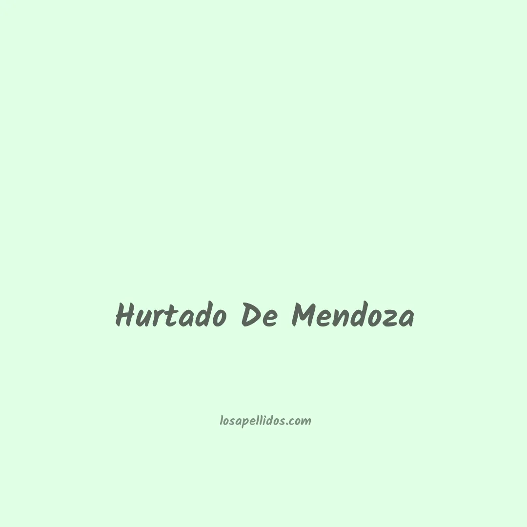 Hurtado de mendoza en chino
