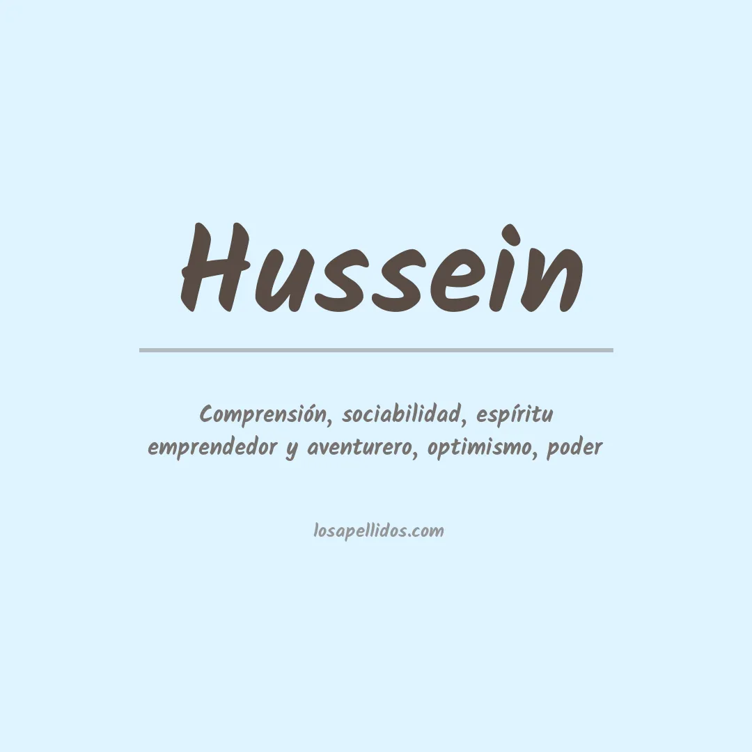 Apellido Hussein