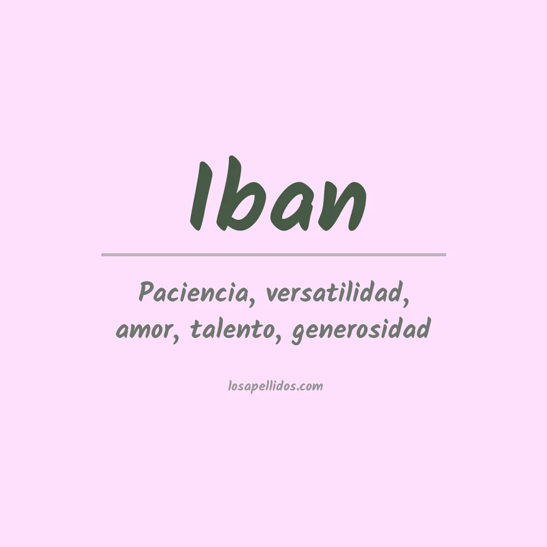 Apellido Iban