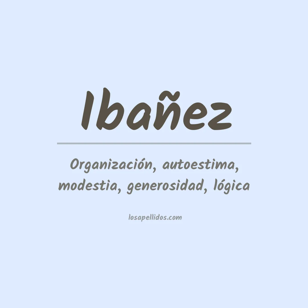Apellido Ibañez