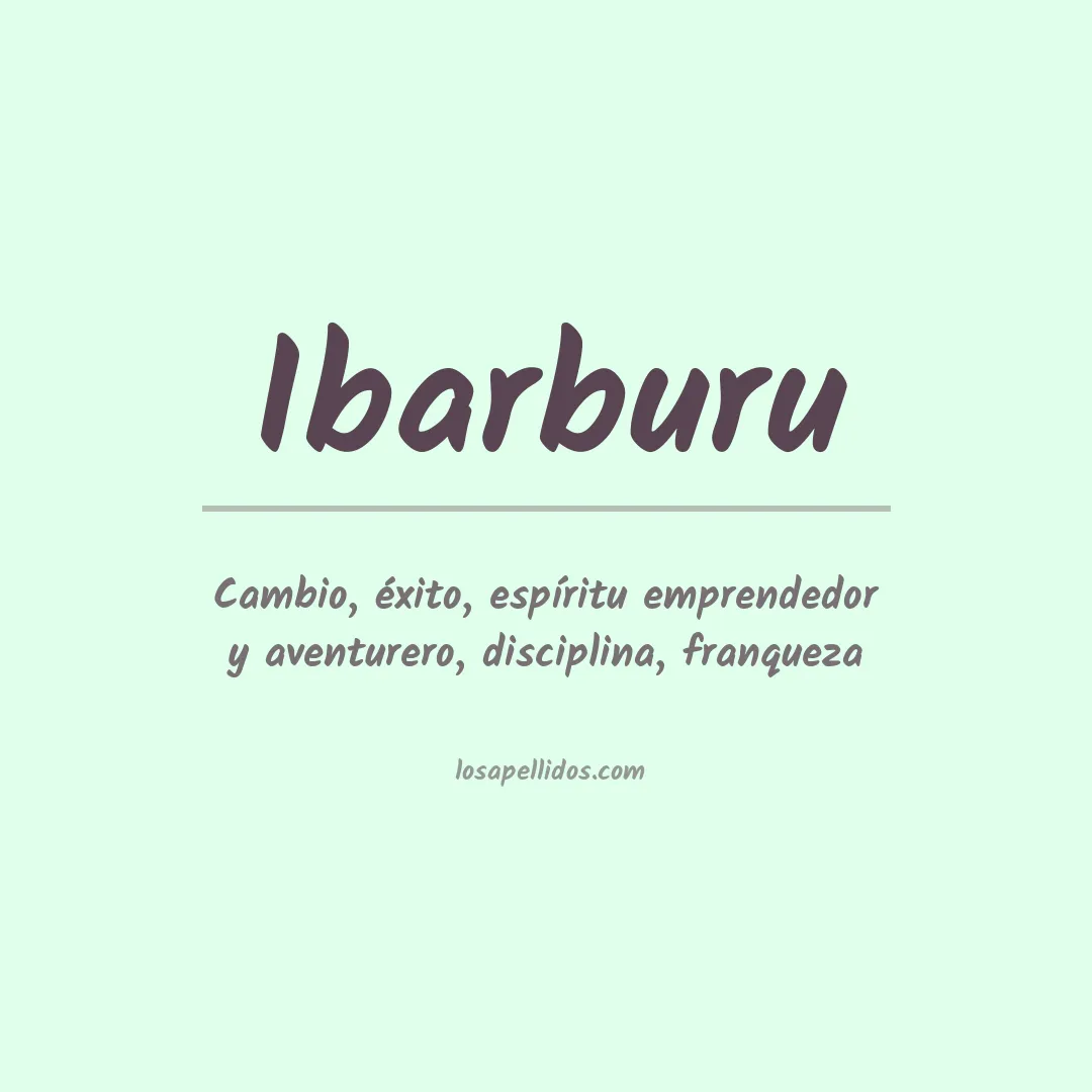 Apellido Ibarburu