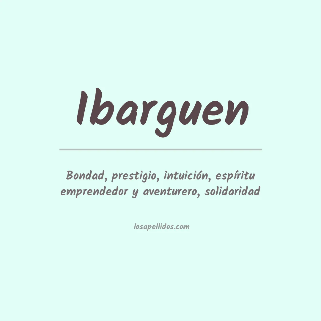 Apellido Ibarguen