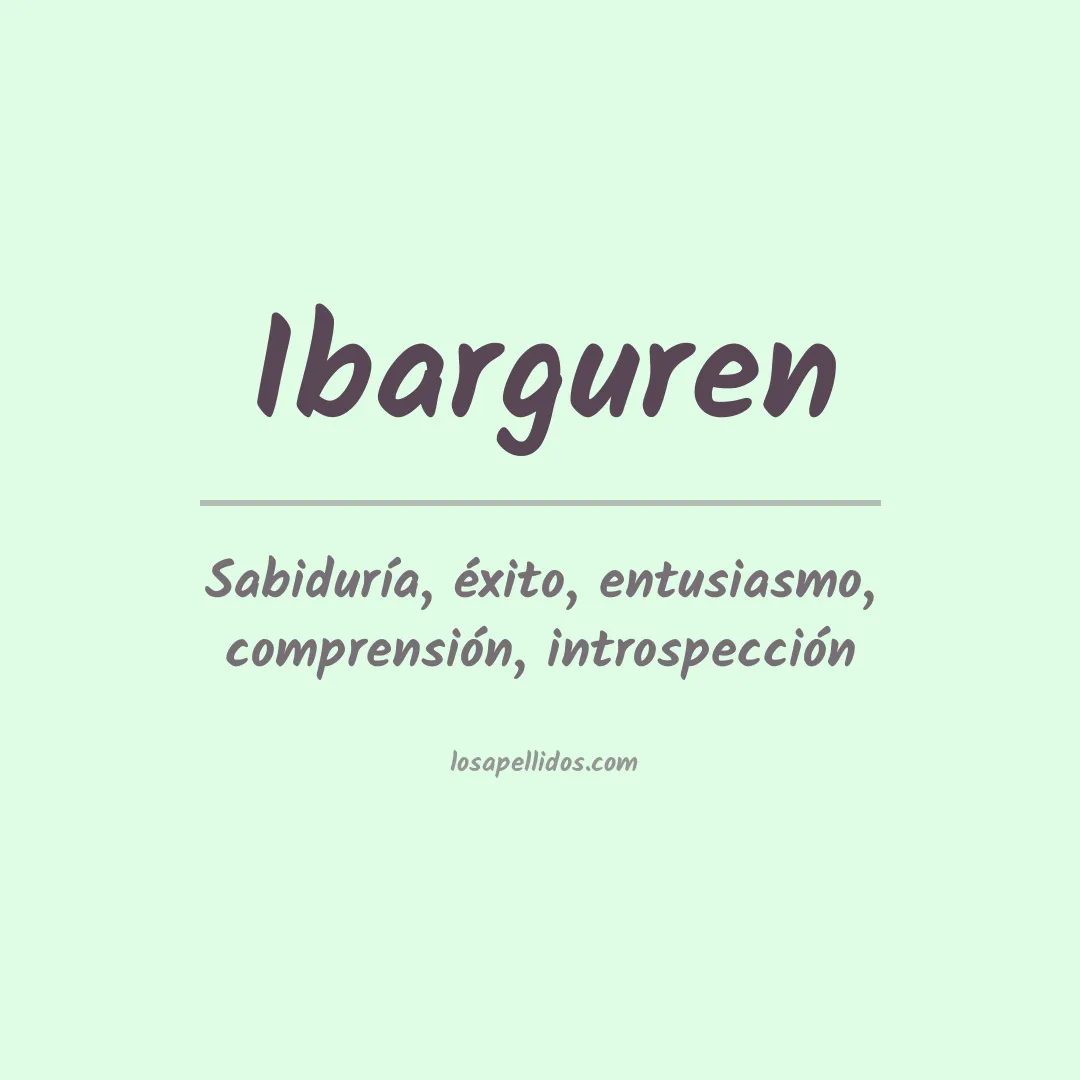 Apellido Ibarguren