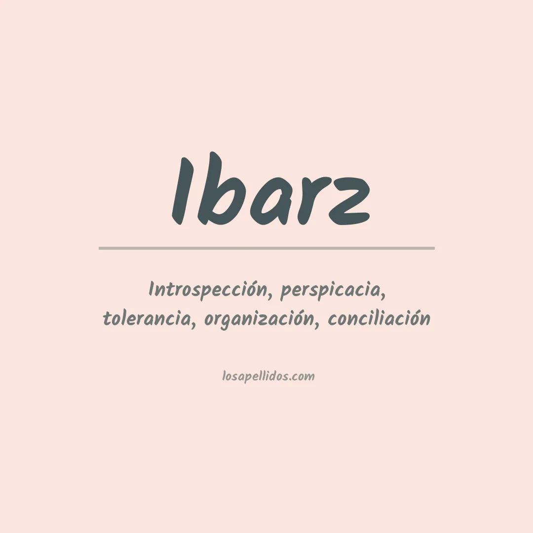 Apellido Ibarz