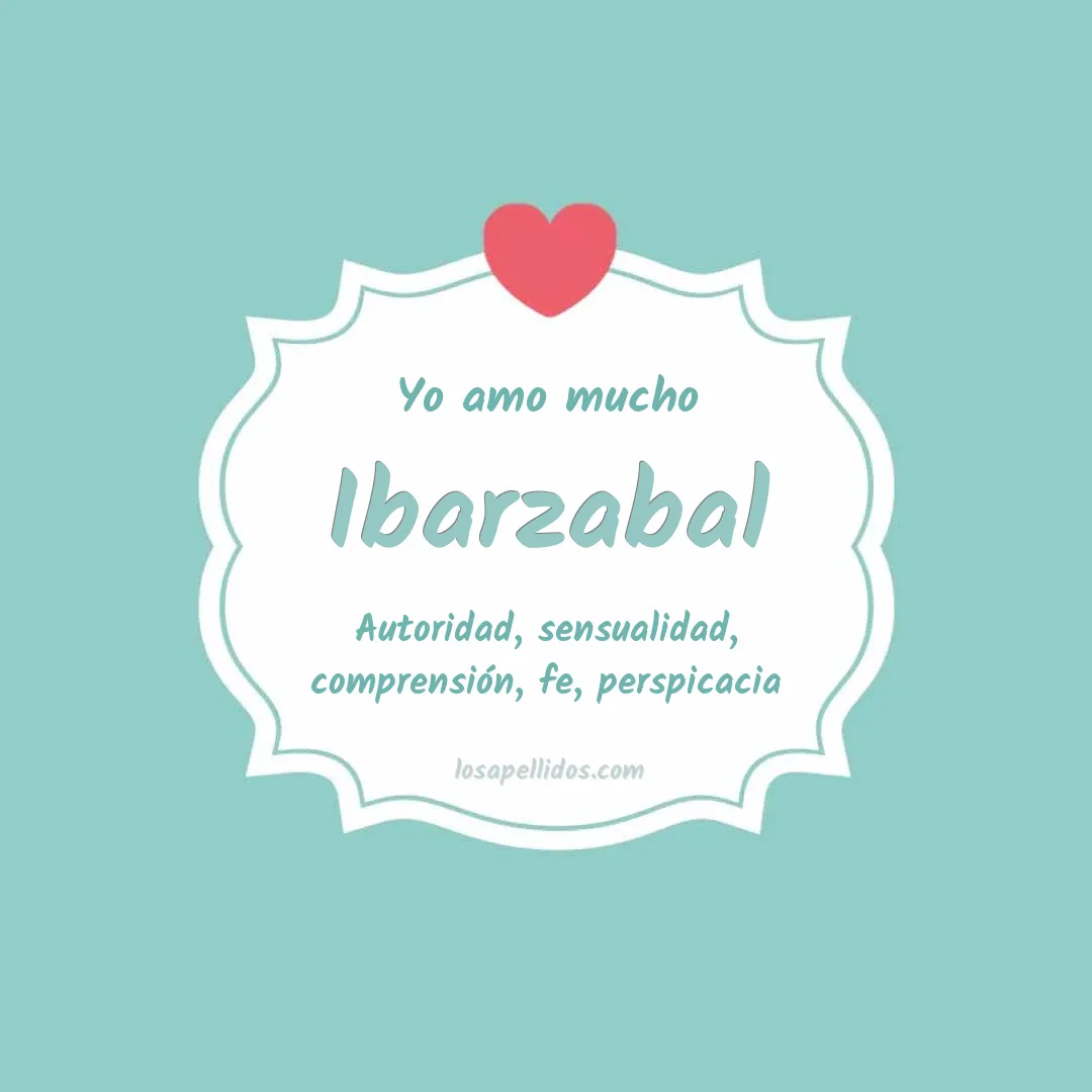 Yo amo mucho Ibarzabal