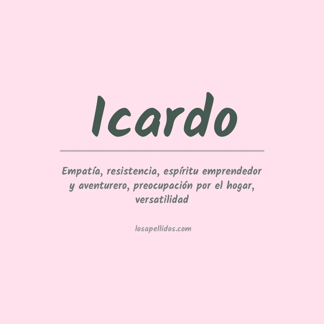 Apellido Icardo