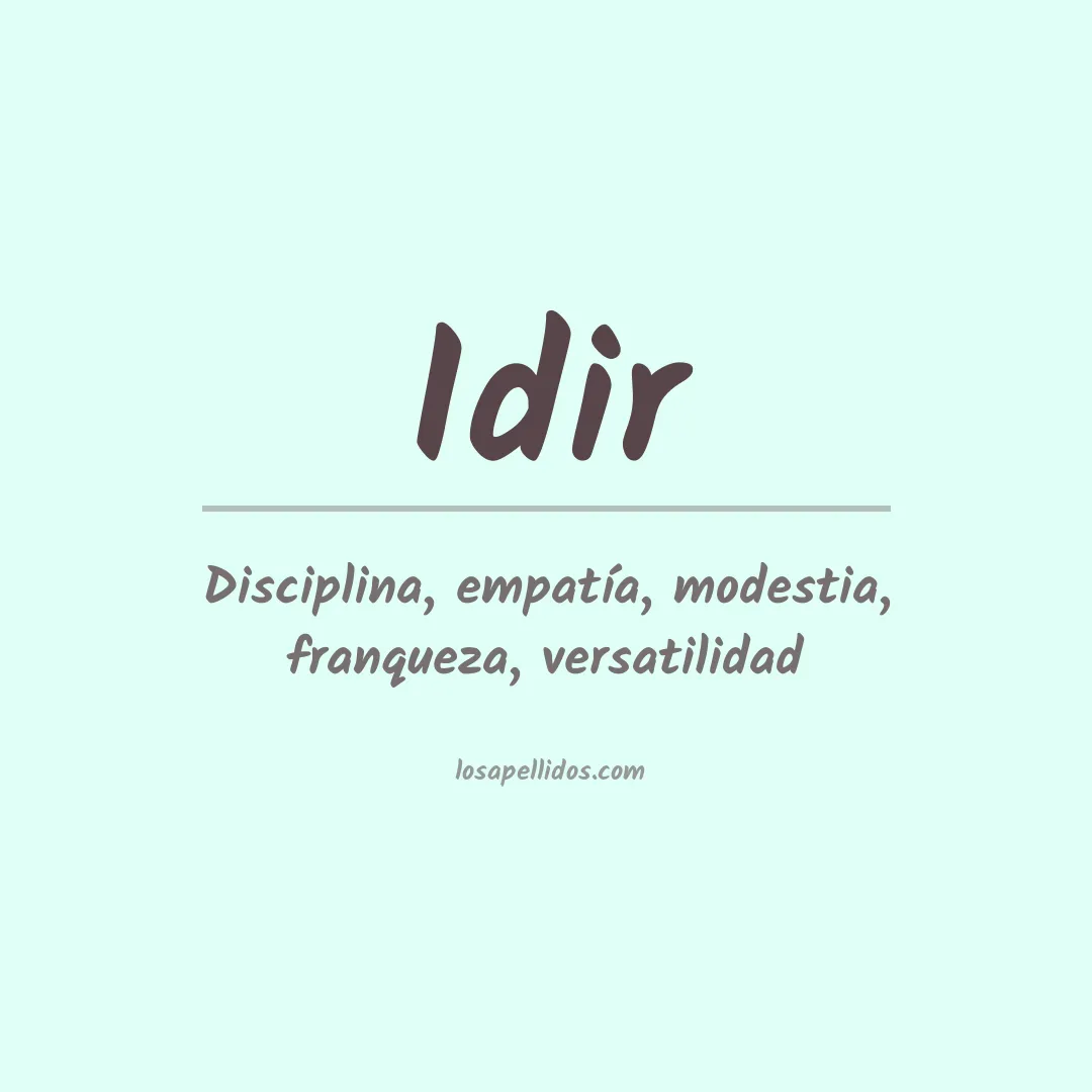 Apellido Idir