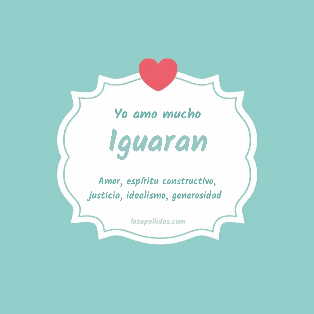 Yo amo mucho Iguarán