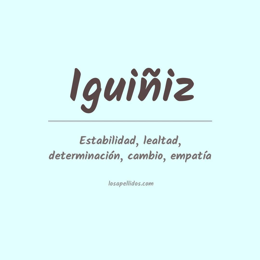 Apellido Iguiñiz