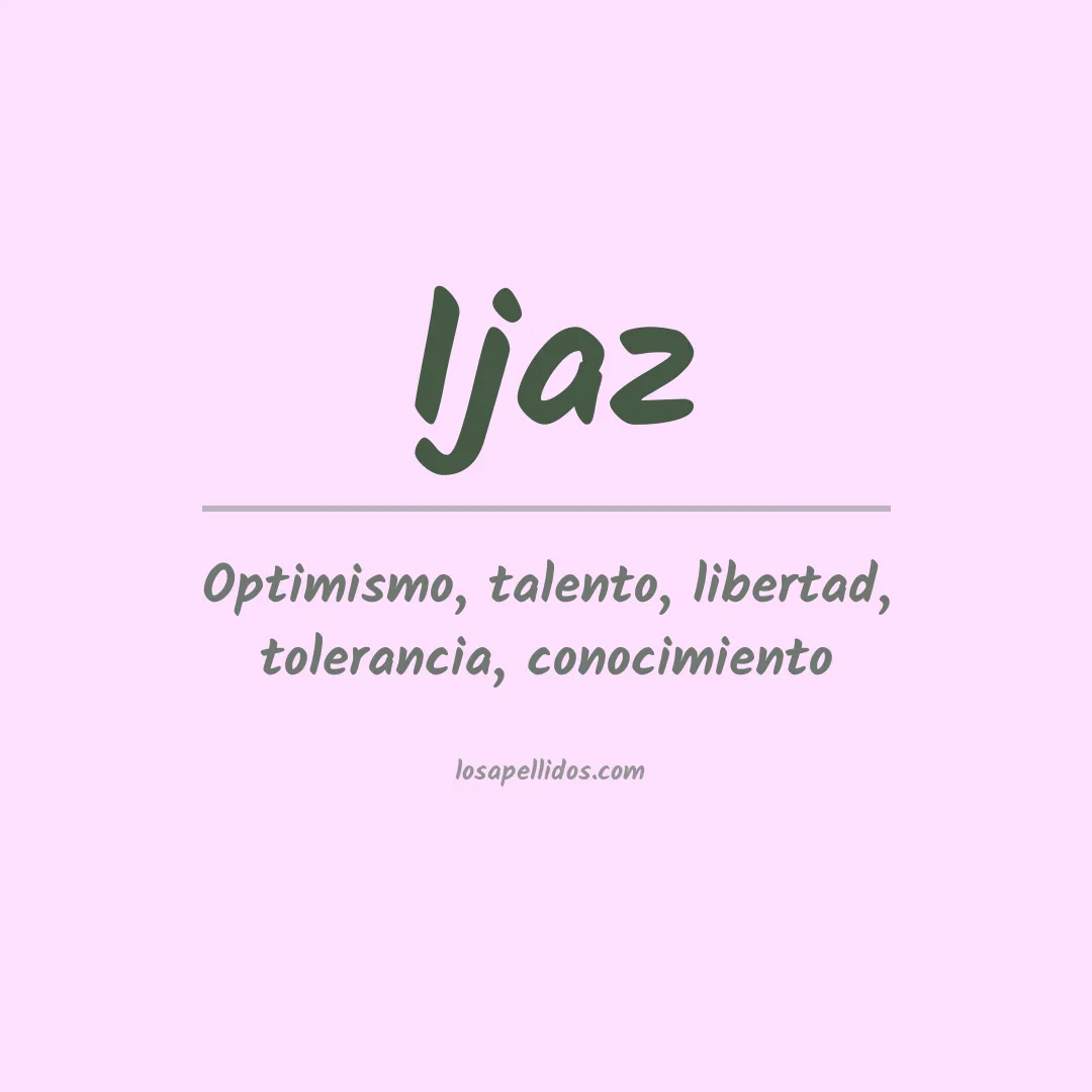Apellido Ijaz