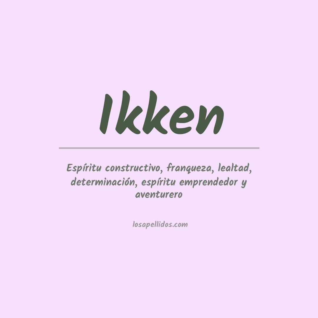 Apellido Ikken