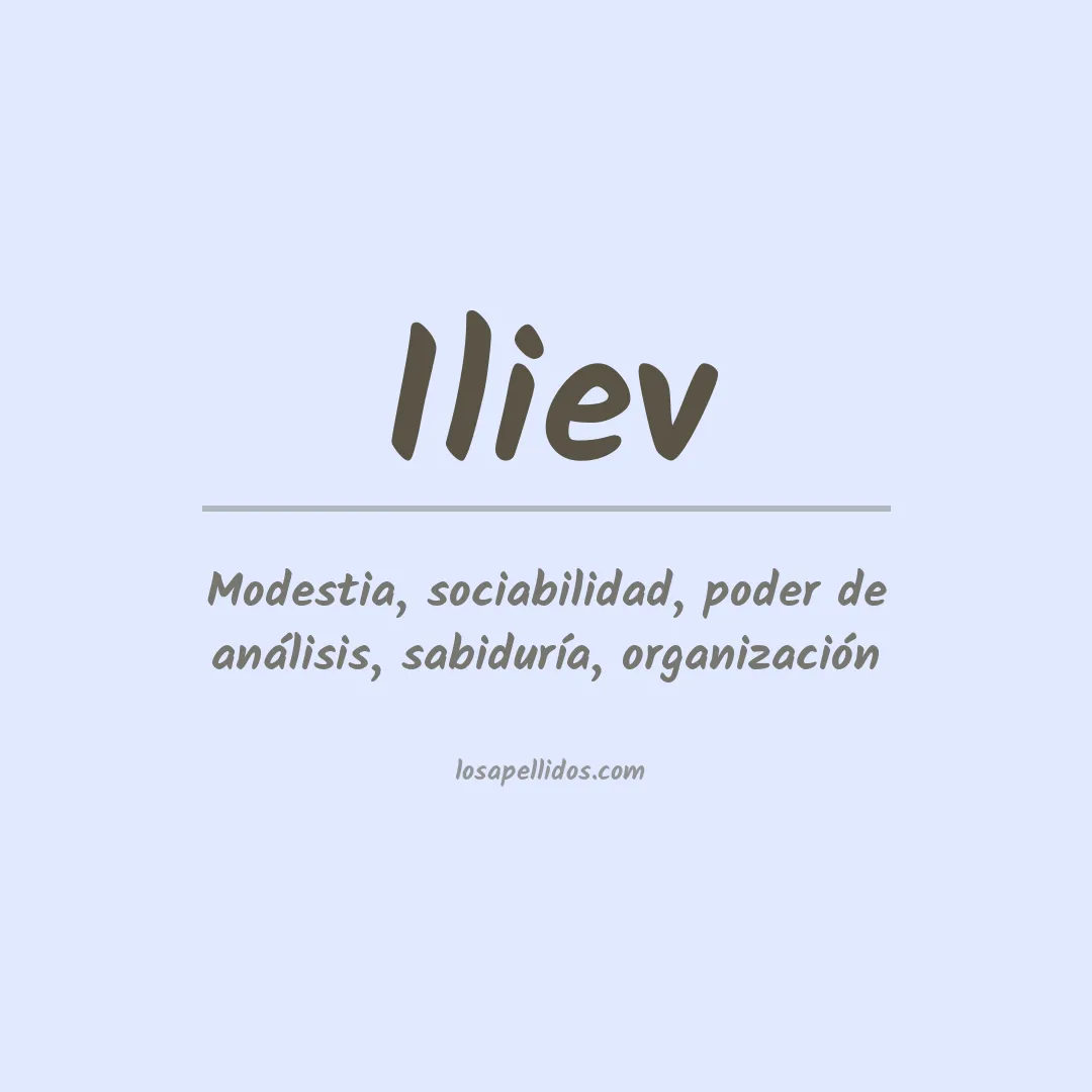 Apellido Iliev