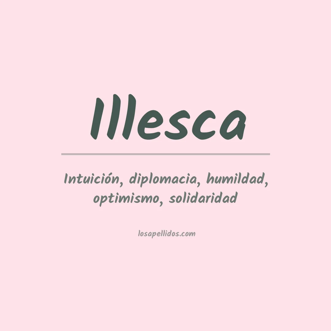 Apellido Illesca
