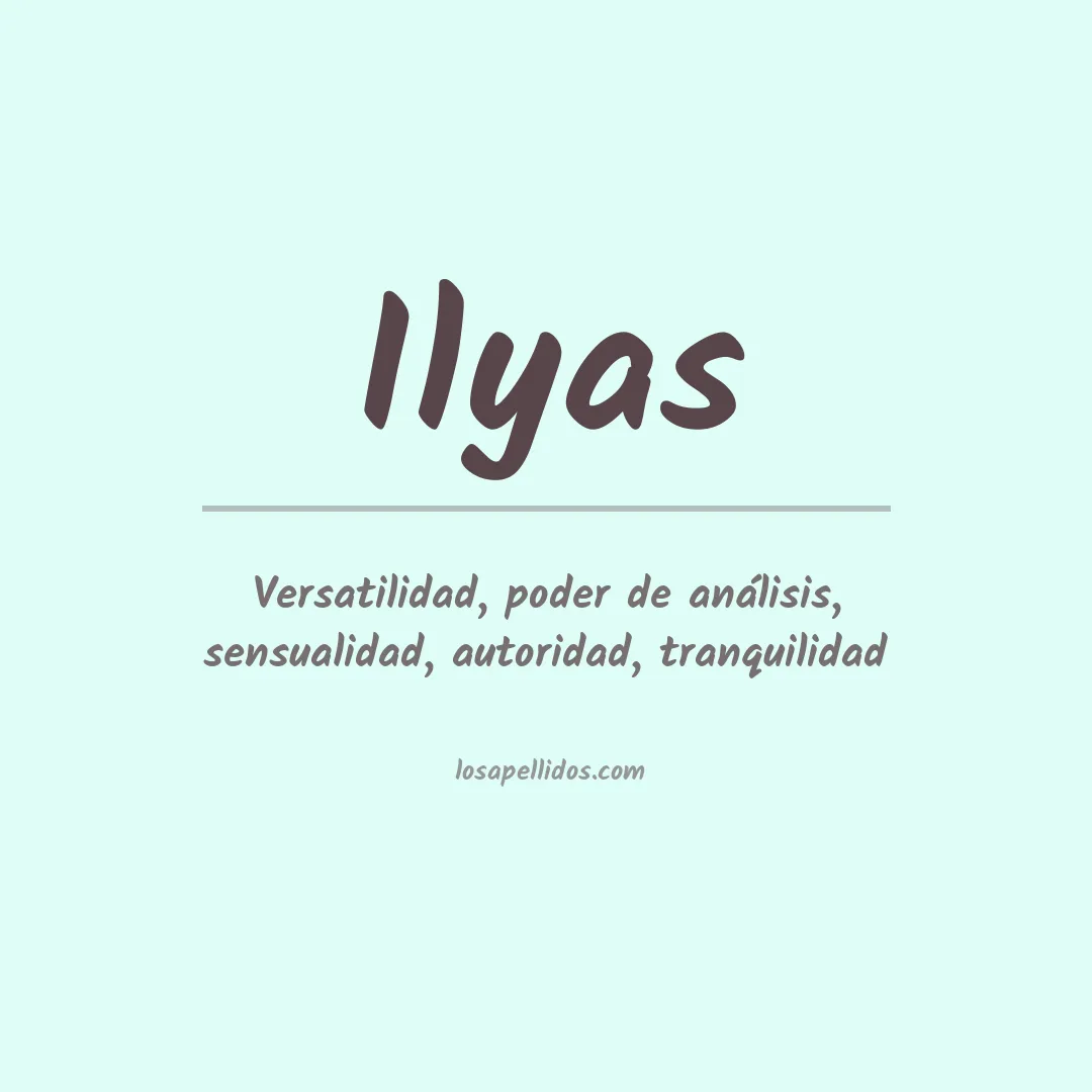 Apellido Ilyas