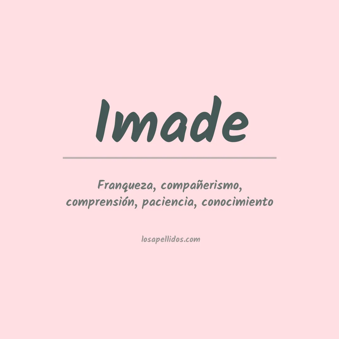 Apellido Imade