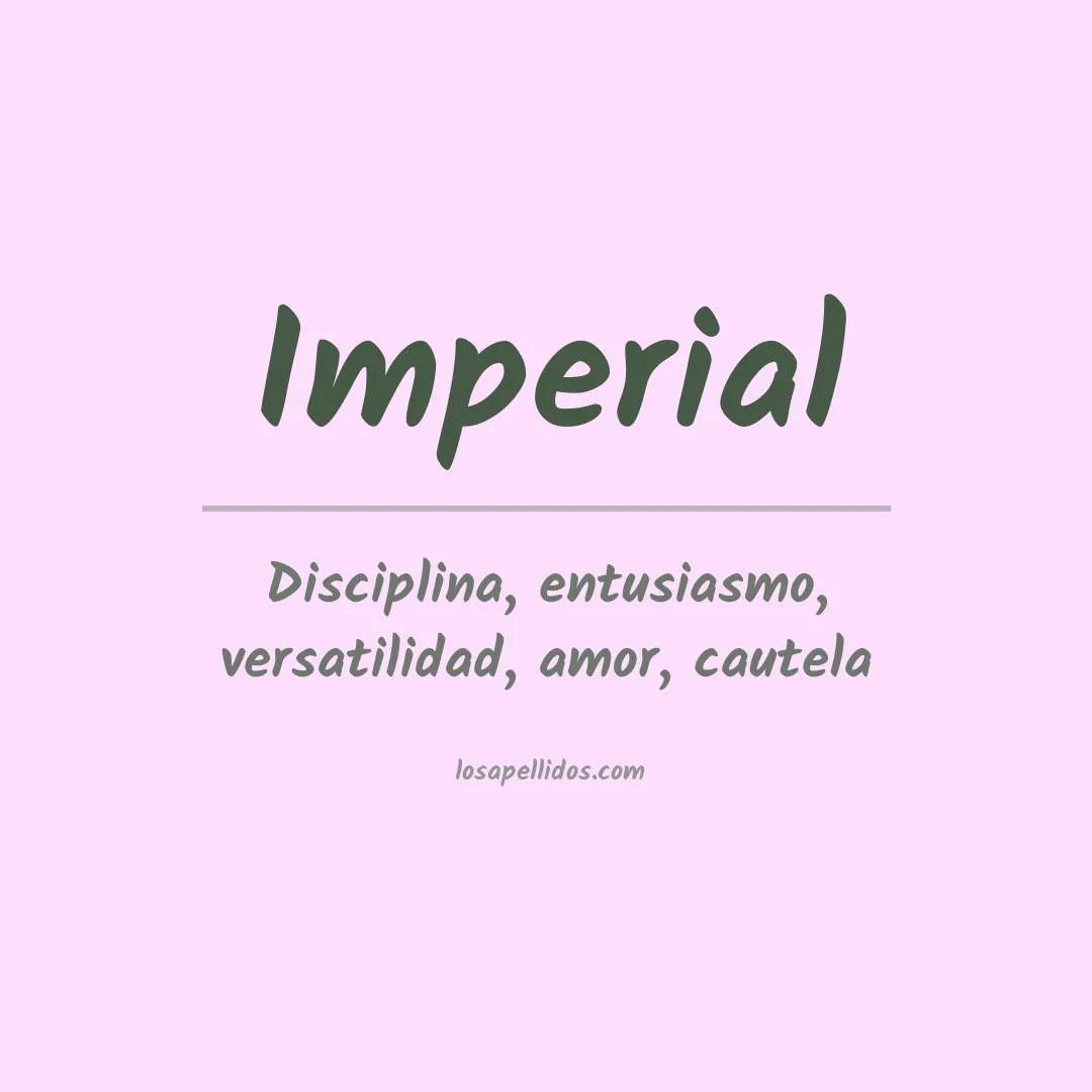 Apellido Imperial