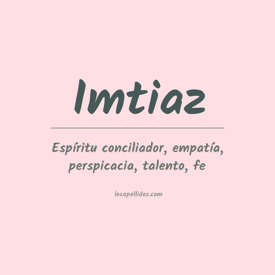 Apellido Imtiaz