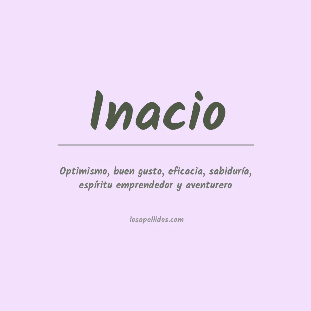 Apellido Inacio