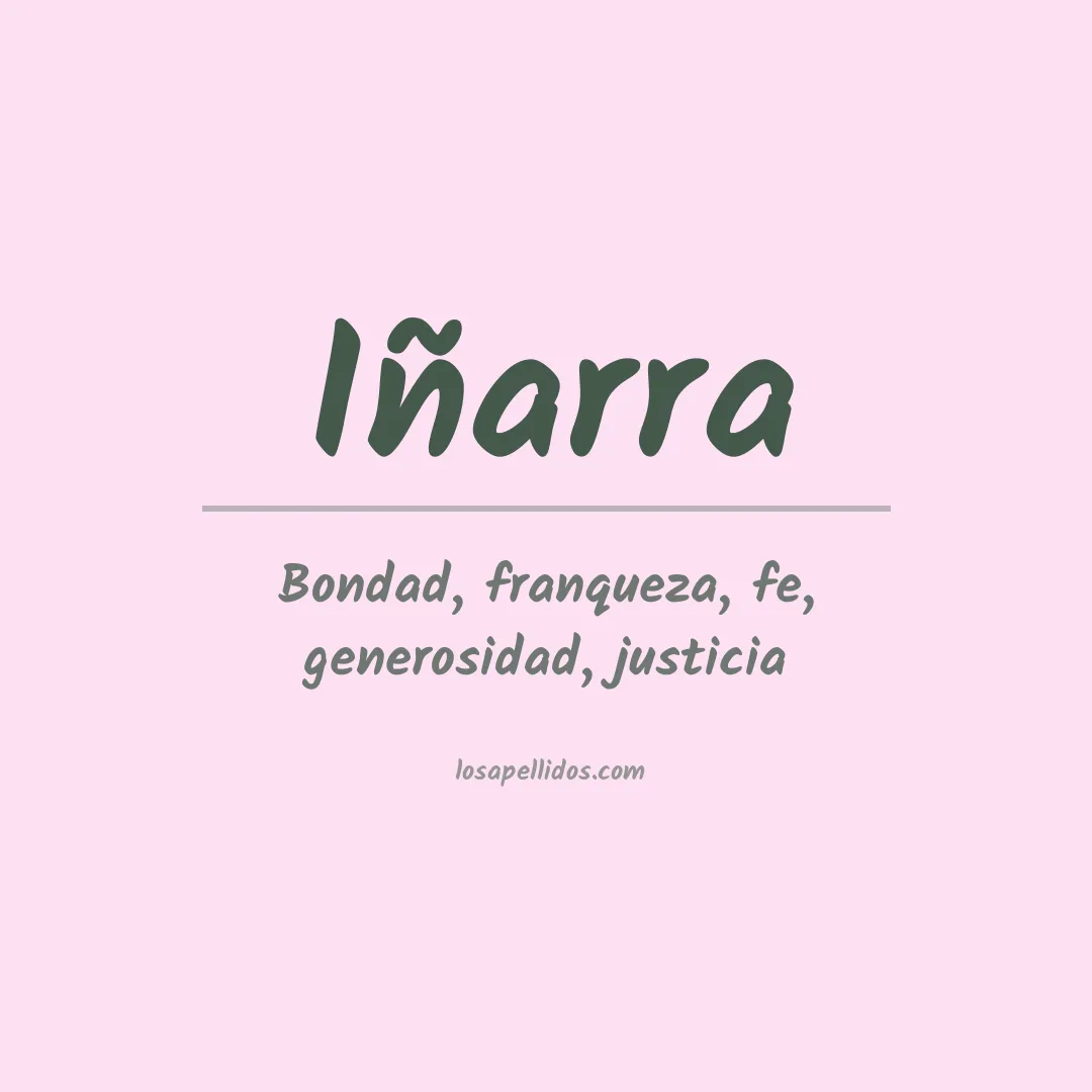 Apellido Iñarra