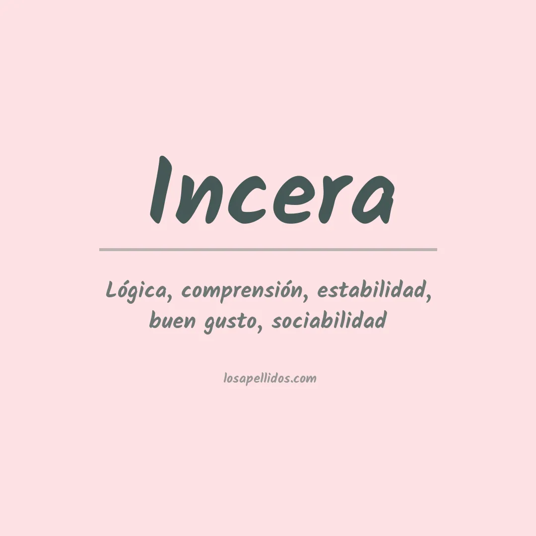 Apellido Incera