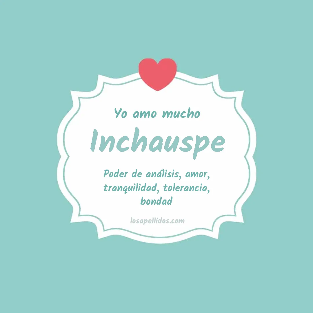 Yo amo mucho Inchauspe