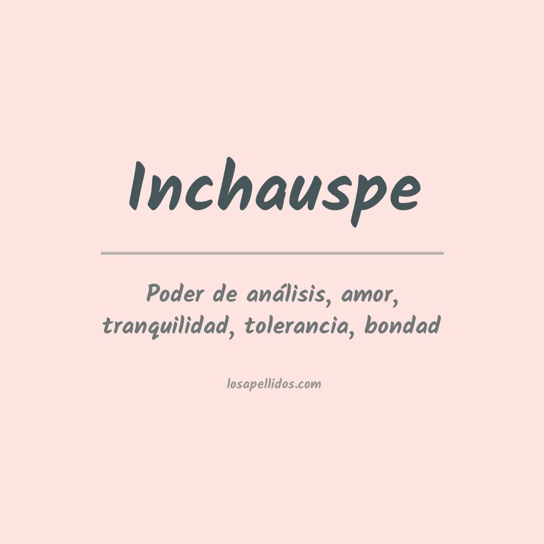 Apellido Inchauspe