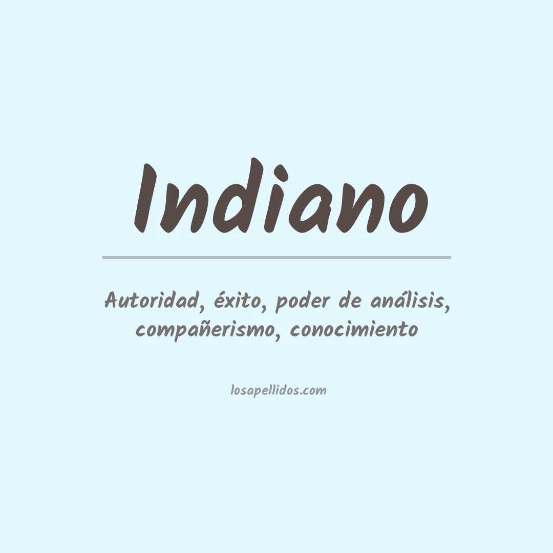 Apellido Indiano