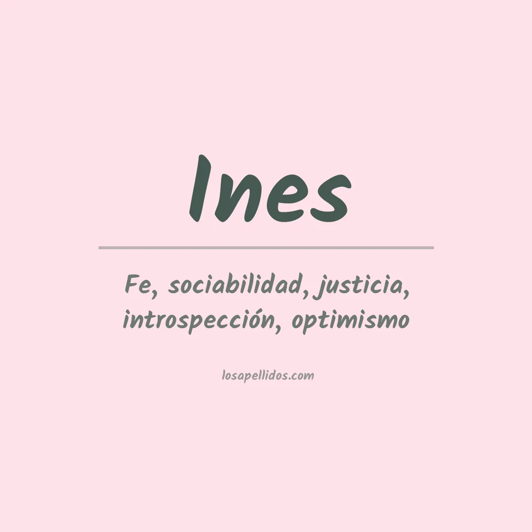 Apellido Ines