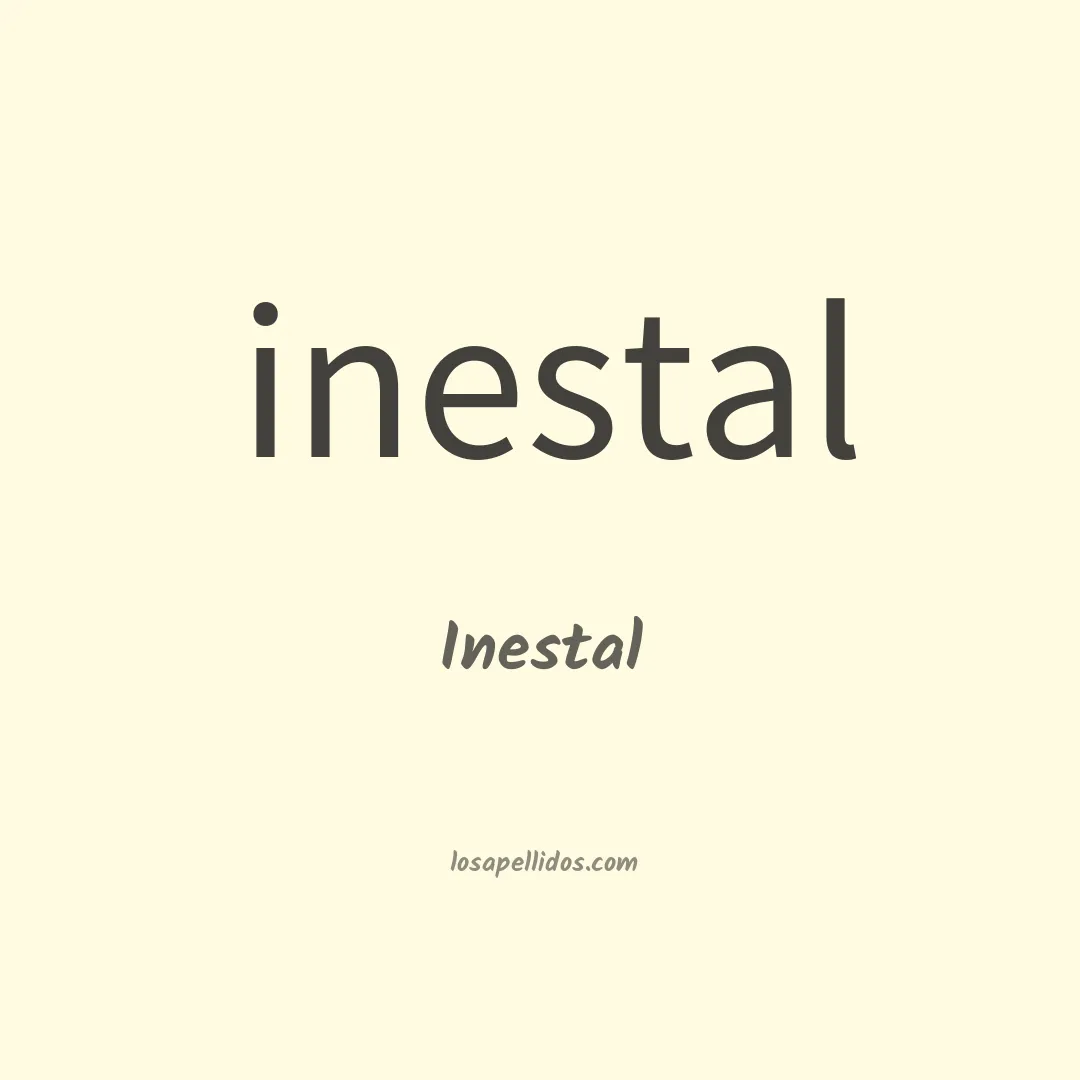 Inestal en chino