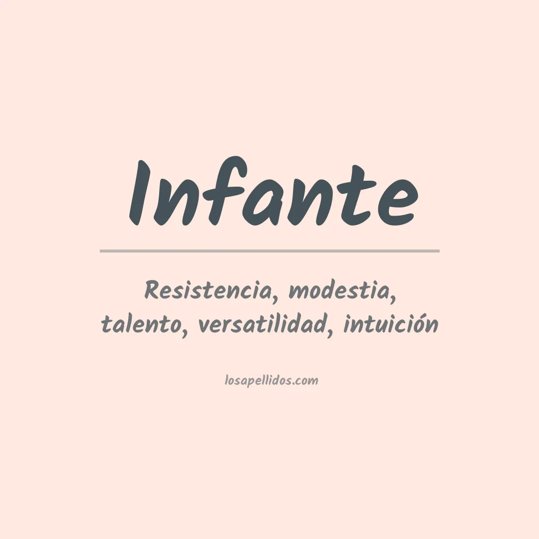 Apellido Infante