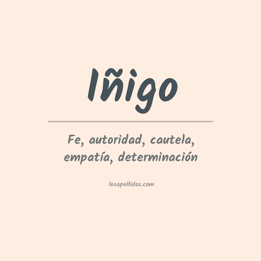 Apellido Iñigo
