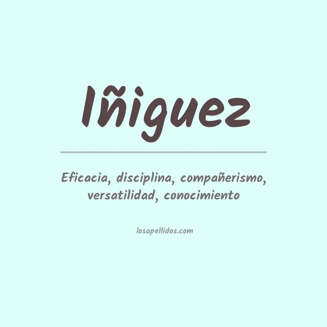 Apellido Iñiguez
