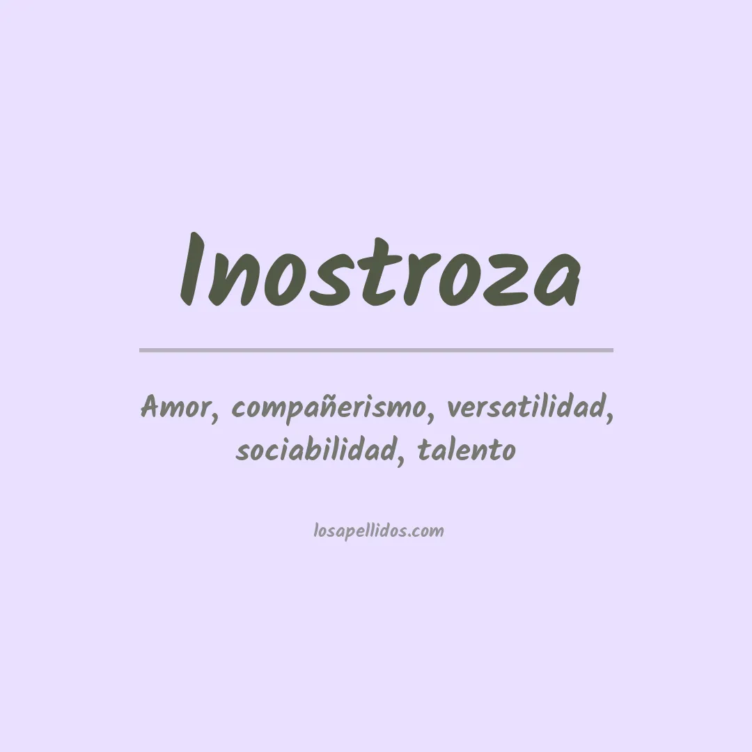 Apellido Inostroza