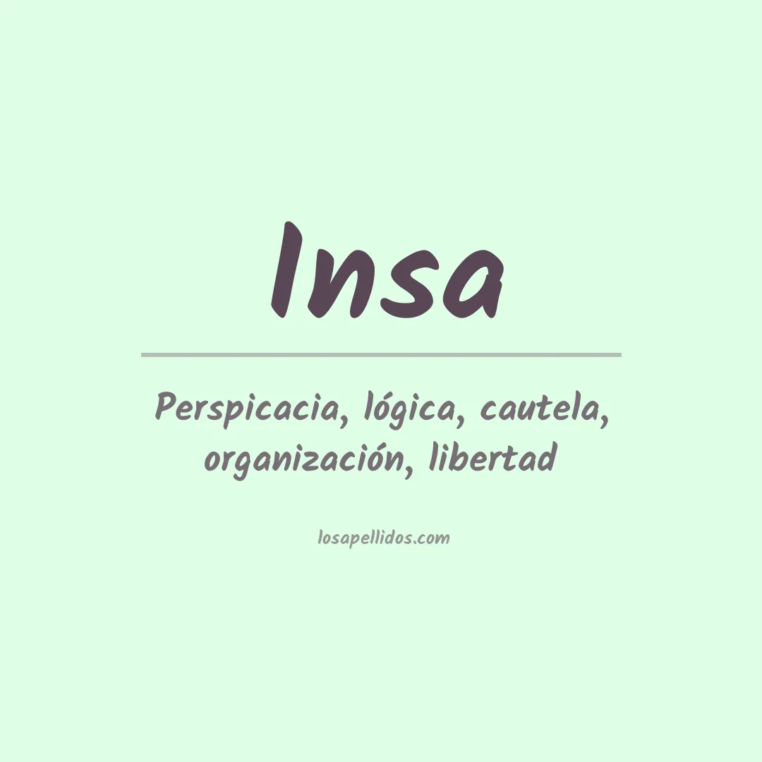 Apellido Insa