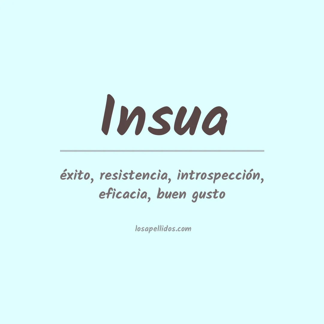 Apellido Insua