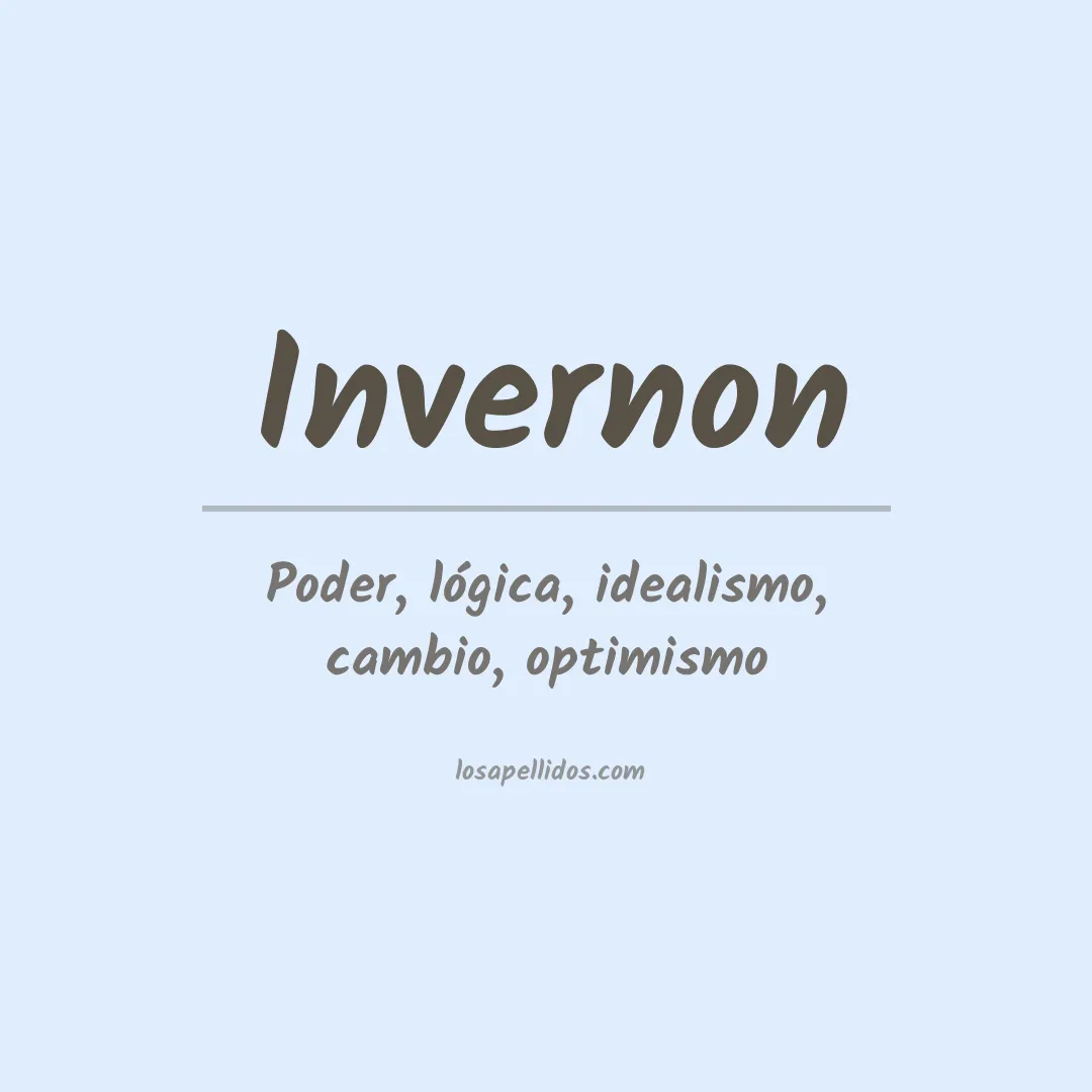 Apellido Invernon