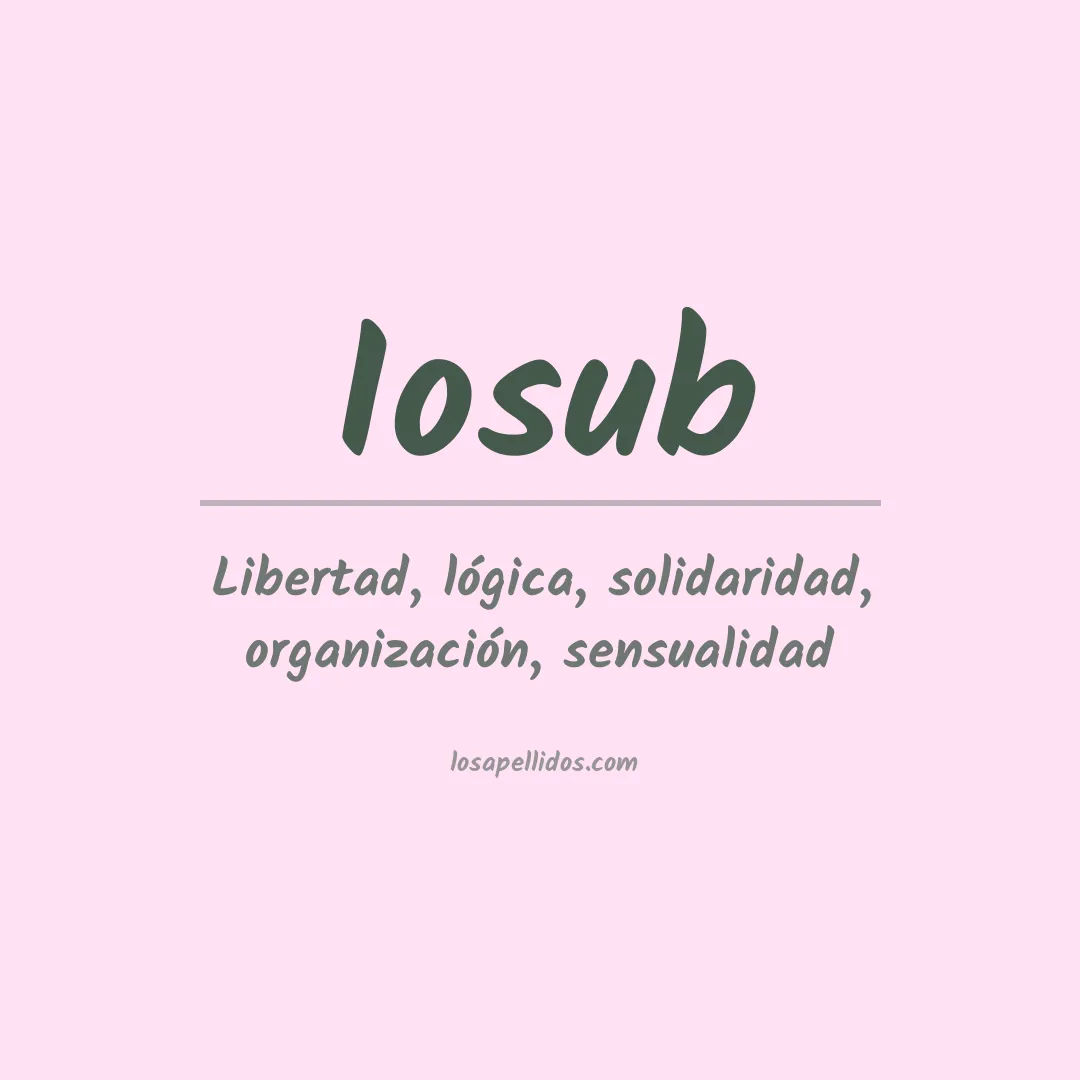 Apellido Iosub